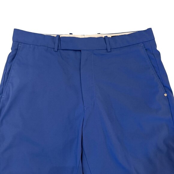 Like new! RLX RALPH LAUREN Blue Flat Front Golf Short Size 34 - Picture 9 of 9
